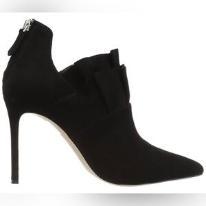 Pour la Victoire, black suede heel, size 8